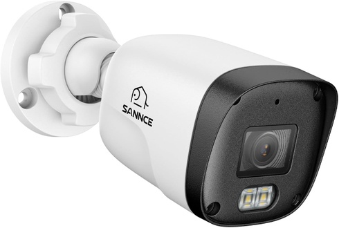 IP kamera značky Sannce, biela