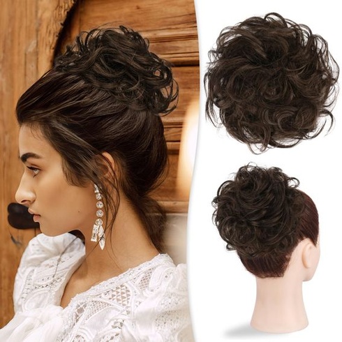 Príčesky na vlasy RUWISS Messy Bun