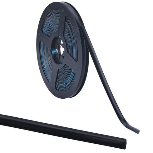 GORGECRAFT 6m těsnicí páska 8mm samolepicí černá pro koupelnové rohy, keramické dlaždice, těsnicí