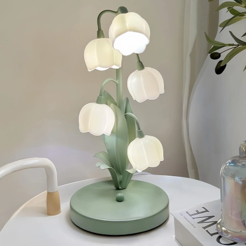 Stolová lampa CRCTREND, ľalia, 34 cm