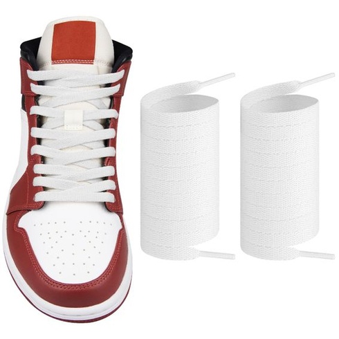 Šnúrky Endoto pre Air Jordan 1/2/3/4/5/6/7/8 biele 60 palcov/152,4 cm