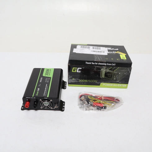 Měnič Green Cell PRO 300W/600W 12V až 230V s čistou sinusovou vlnou pro automobily, měnič s čistou