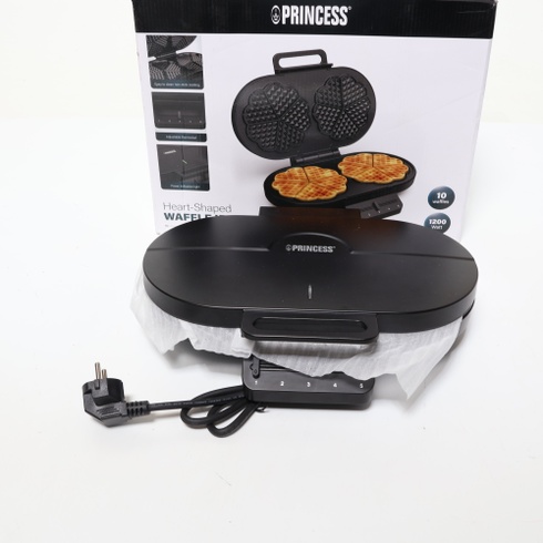 Vaflovač Princess 1200 W čierny