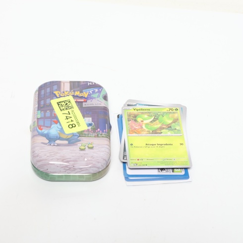 Pokémon: Illumi's Mini Tin - Alligator a Rozbouton (2 boostery, 1 umelecká karta a 1 stránka s