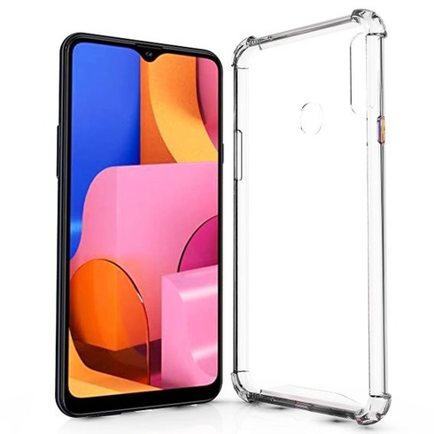 Puzdro na telefón N NEWTOP kompatibilné so Samsung Galaxy A20S, polotuhé TPU pevné a priehľadné