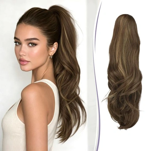 Příčesek RUWISS ohon 45 cm, medová blond