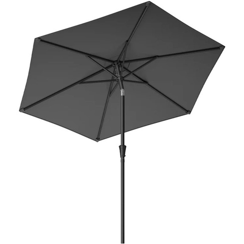 Záhradný slnečník GPU27GYV1, výklopný, UPF50+, 270 cm, sivý - A
