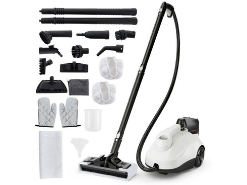 Parný čistič ES10500DE-WH, 2000 W, 1,8 l, biely - B