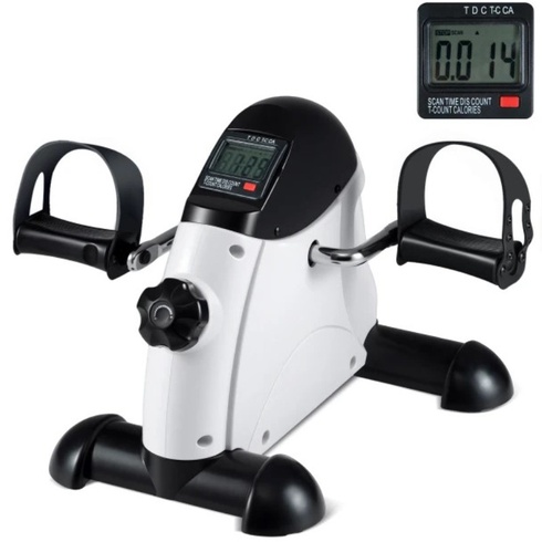Prenosný rotopéd s LCD obrazovkou 9900178558, nosnosť 100 kg, biely - A