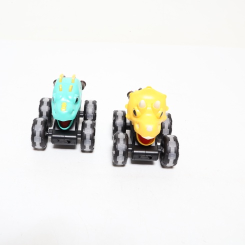 MOONTOY 3dielna sada dinosaurského monster trucku, svietiace autíčko pre vek 1+, auto s funkciou „press