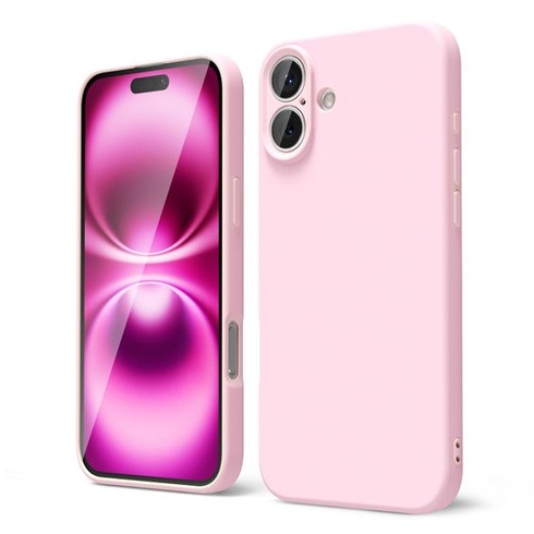 Silikónový kryt oakxco pre iPhone 16 Plus s ochranou fotoaparátu, ultra tenký farebný kryt na