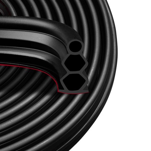 7M Flexibilná gumová tesniaca páska, 10 mm x 18 mm, samolepiace vodotesné tesnenie dverného rámu,