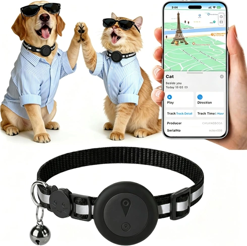 GPS obojok 2 v 1 Syeioxn čierny