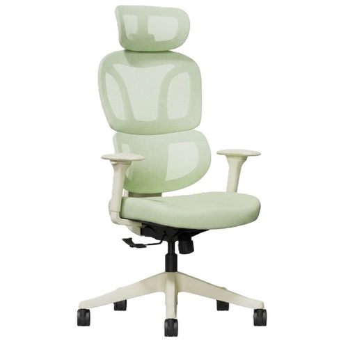 Ergonomická kancelárska stolička BS5LG, nosnosť 136 kg, zelená - A