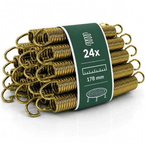 Trampolínové pružiny, 178 mm, 24 kusov - A