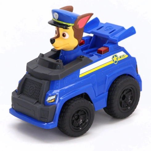 TLAPKOVÁ PATROLA – Chaseovo policajné auto na diaľkové ovládanie so svetelnými efektmi, cca 25 cm,
