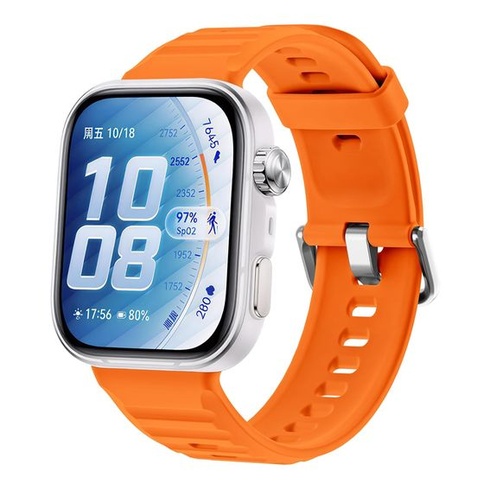 Náramek GIOPUEY kompatibilní s Huawei Watch Fit 5 Pro/Fit5/Fit4/4 Pro/Fit3, měkký silikonový