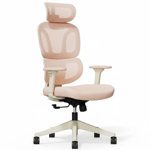 Ergonomická kancelárska stolička BS5P, ružová - A