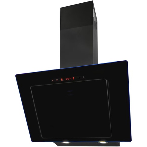 Digestor s LED osvetlením, energetická trieda B, šírka 54 cm, čierna - A