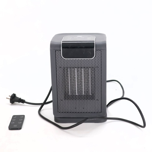 Teplovzdušný ventilátor Amazon Basics sivý