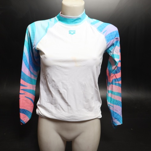 ARENA Damen dámske tričko s rashguardom, veľkosť L / S, celoplošné, veľkosť 1, balenie M, biela