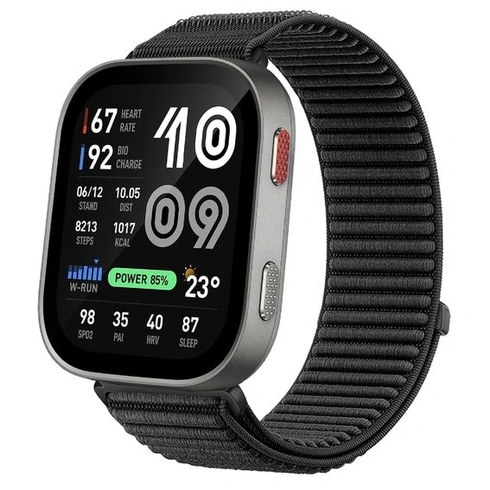Náramek GIOPUEY kompatibilní s Amazfit Bip Max, nylonový náhradní řemínek pro venkovní sporty,