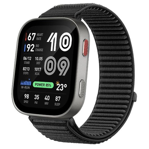 Náramok GIOPUEY kompatibilný s Amazfit Bip Max, nylonový náhradný remienok pre vonkajšie športy,