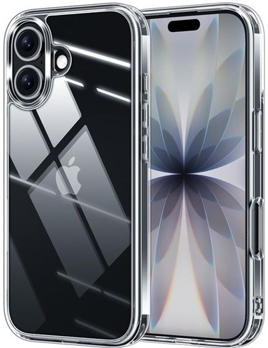 Kryt X-level pre iPhone 17, číra sklenená zadná strana, priehľadný iPhone 17