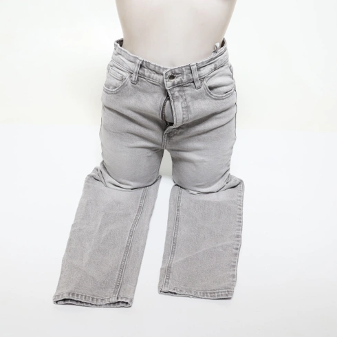 Dámské džíny PULL&BEAR šedé vel. 36 EUR