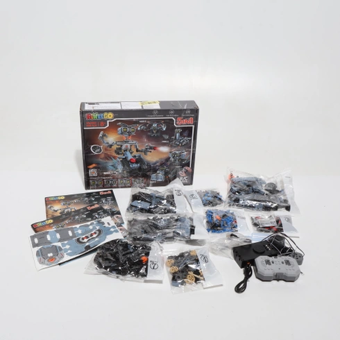 HiWEEGO Technic Robot Kit pre deti s LED očami, 5v1 aplikácia s diaľkovým ovládaním, robotická sada,