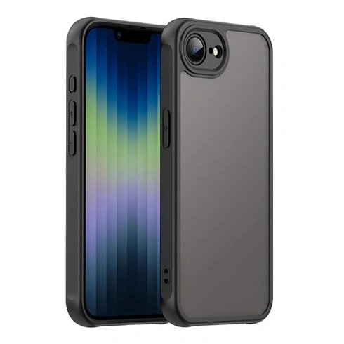 Matný kryt pre iPhone 17e/iPhone 16e, vojenský štandardný ochranný kryt proti pádom, matný