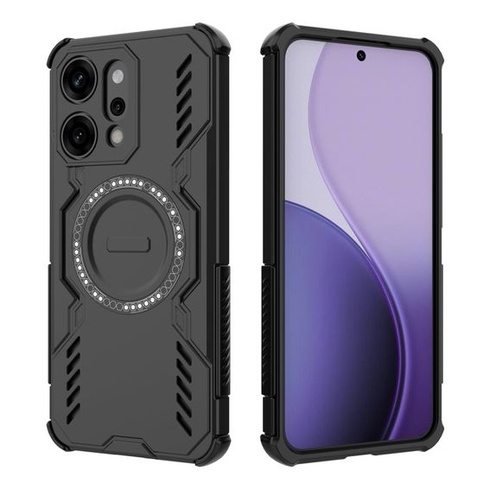 Magnetické puzdro pre Oppo Reno14 Pro, kompatibilné s MagSafe, nárazuvzdorné pevné puzdro s rohmi