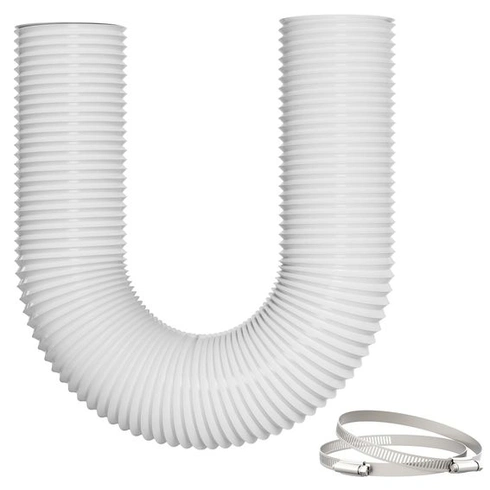 Odvodná hadica 100 mm, 5 m 4vrstvová PVC-hliníková ventilačná hadica biela 100 mm x 5 m