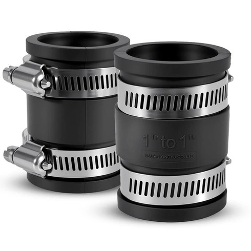 2 kusy Flexibilná objímka / spojka potrubia Ø 32 mm | Rozsah upínania 27-34 mm | Pre plast, meď a