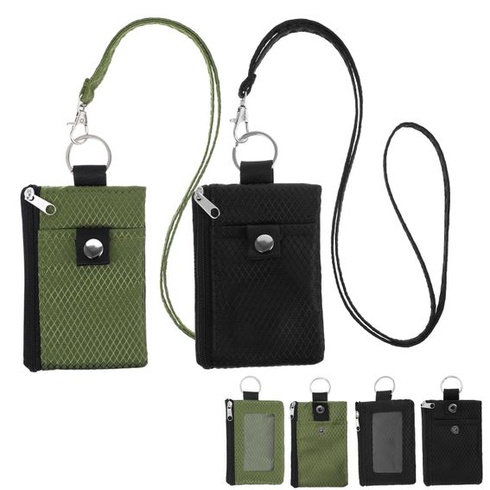 Balení 2 náprsních peněženek s RFID ochranou, unisex cestovní peněženky ...