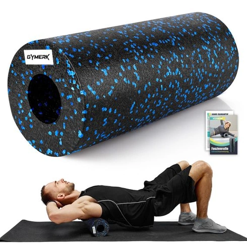 GYMERK Fascia Roller strednej tvrdosti, penový valec (33 x 14 cm), samomasážna fascia valec pre