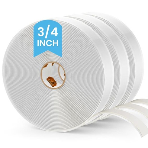 Butylová šnúra TAPEBEAR biela 19 mm x 9 m, 3 mm hrubá obojstranná butylová lepiaca páska, vodeodolná