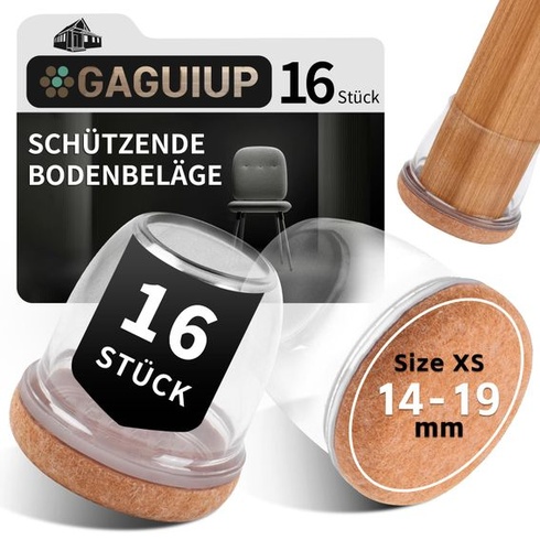 Krytky nohou židle, průhledné, 14-19 mm, 16 kusů, silikonové, na stůl, židli, nohy, 0,75 palce,