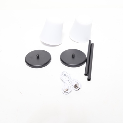 Bezdrôtová stolná lampa Ainostone s 3 farebnými režimami + RGB LED stolná lampa Dobíjacie batérie