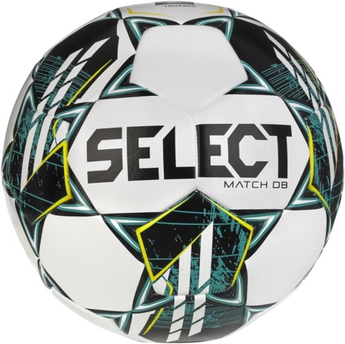 Futbalová lopta Select MATCH DB WHT-GRE_5