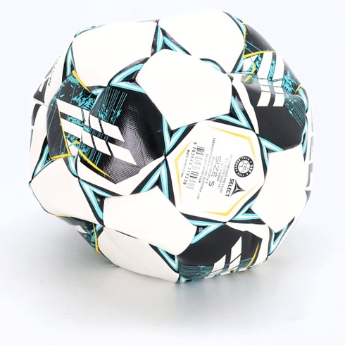 Futbalová lopta Select MATCH DB WHT-GRE_5