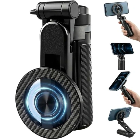 Magnetická selfie tyč 4 v 1 s dálkovým ovládáním Bluetooth