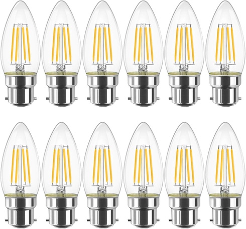 LED žiarovky LVWIT 4W C35 B22