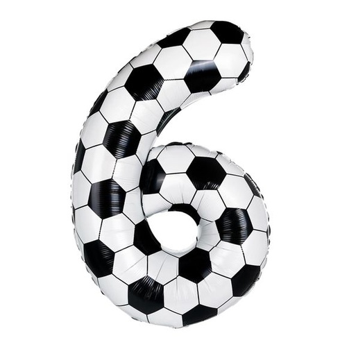 DazzJoy futbalové narodeninové dekorácie pre 6-ročných chlapcov, futbalový balónik pre 6-ročných chlapcov,