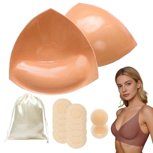 Obojstranné lepiace vložky do podprsenky - Ľahká push-up lepiaca podprsenka pre veľkosti košíčkov A-D