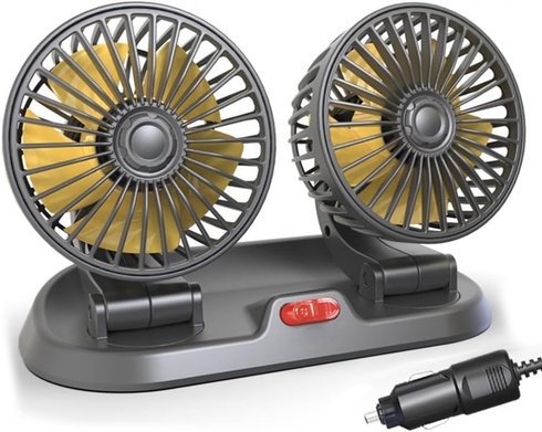 Stolný šedý ventilátor KUWUNG