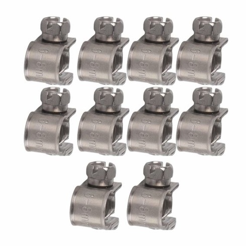 Hadicová spona, Fydun 10 kusov nerezových mini svoriek na palivové potrubie 6mm-20mm hadicové spony