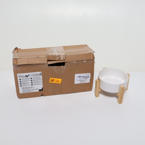 Keramická miska pre mačky HCHLQLZ biela