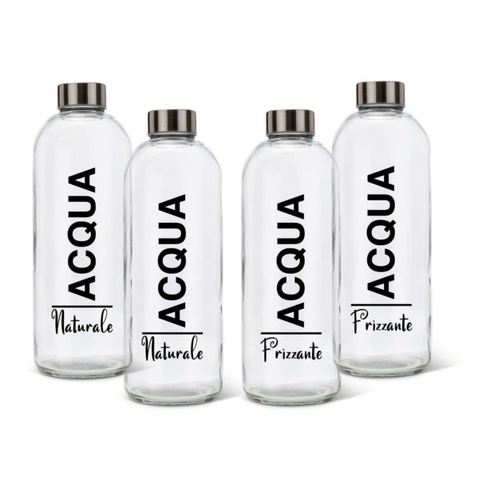 Súprava fliaš BrandPrint 1 liter, 4 ks