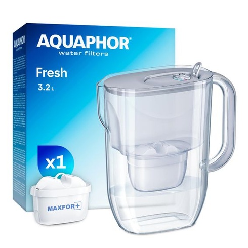 AQUAPHOR Filtračná kanvica na vodu Fresh 3,2 l, sivá 1 Maxfor+